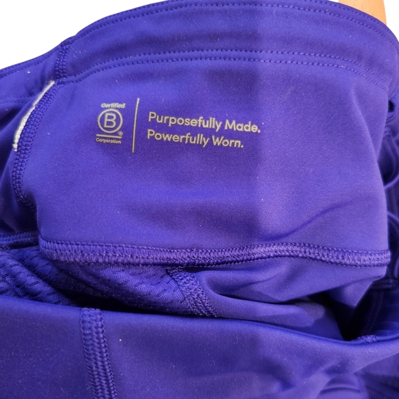 Athleta Vibrant Purple 7/8 Mesh Leggings - Picture 10 of 10